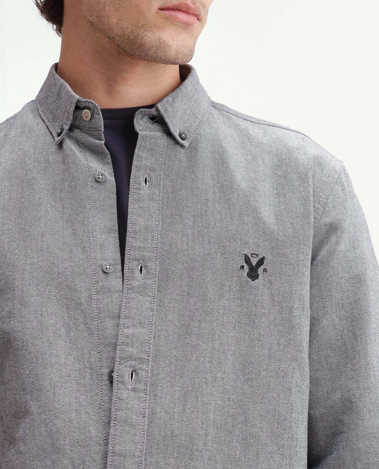 RARE RABBIT Men Grey Casual Shirt - Image 3