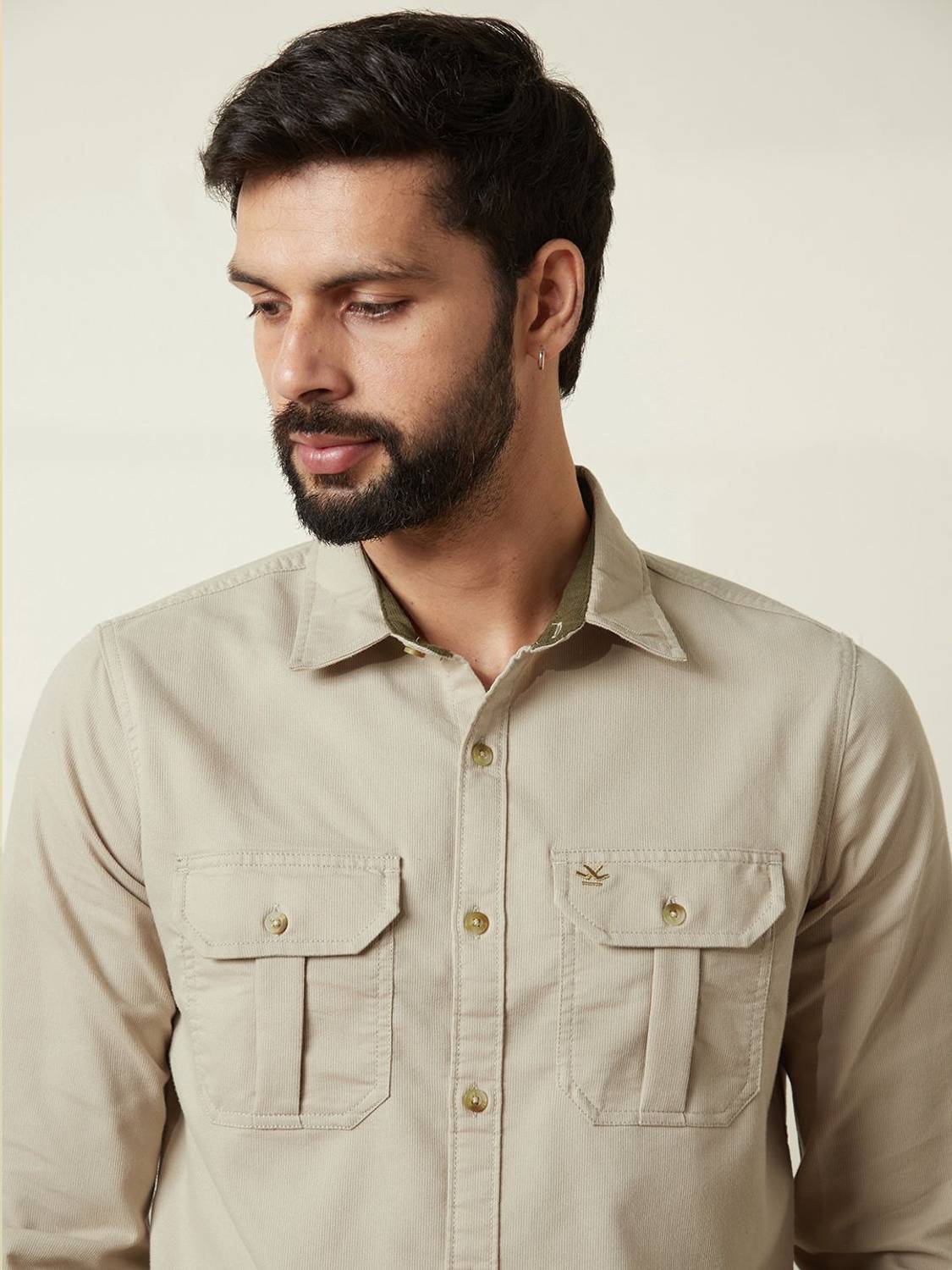 WROGN Men Beige Casual Shirt - Image 5