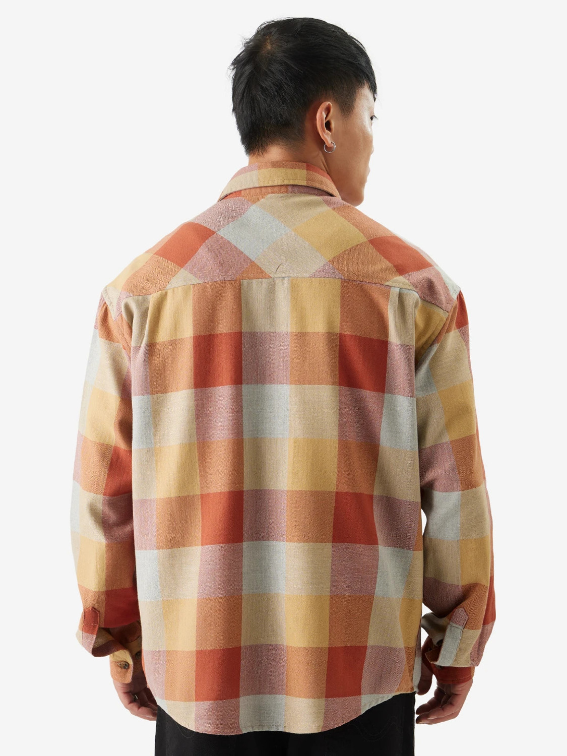 Image of The Souled Store Men Checkered Casual Multicolor Shirt