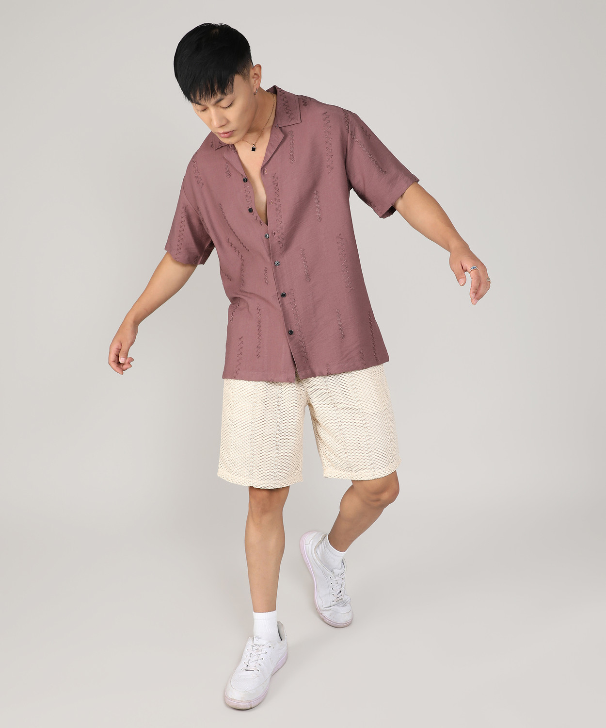 Image of CAMPUS SUTRA Men Printed Casual Brown Shirt