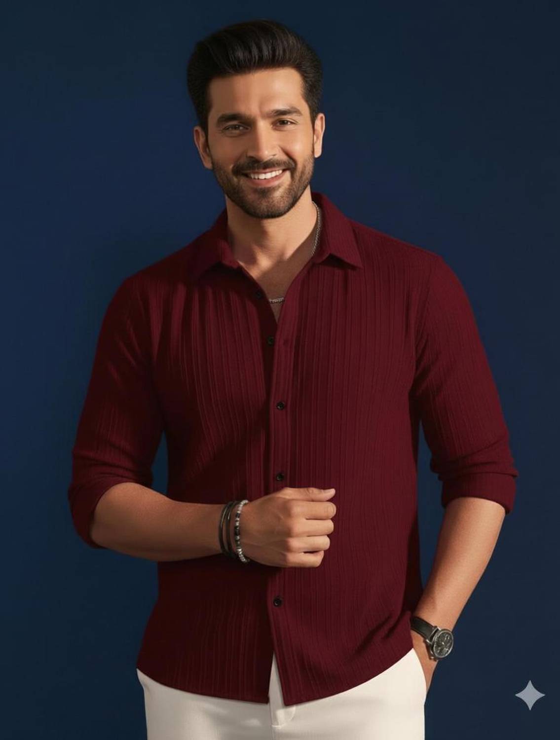 METRONAUT Men Red Casual Shirt - Image 1