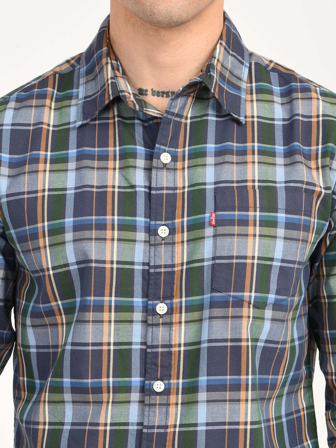Image of LEVI'S Men Checkered Casual Multicolor Shirt