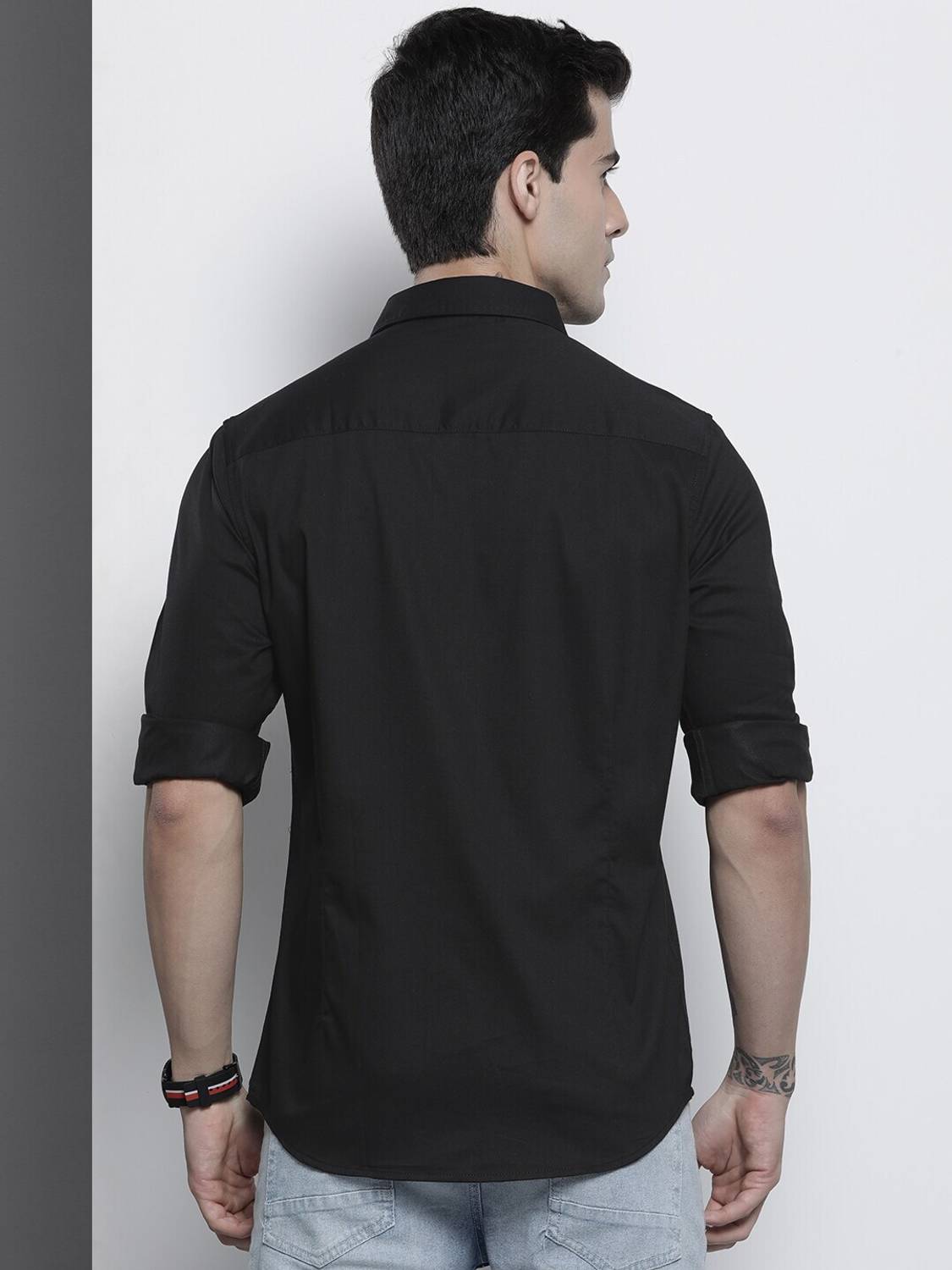 The Indian Garage Co. Men Black Casual Shirt - Image 4