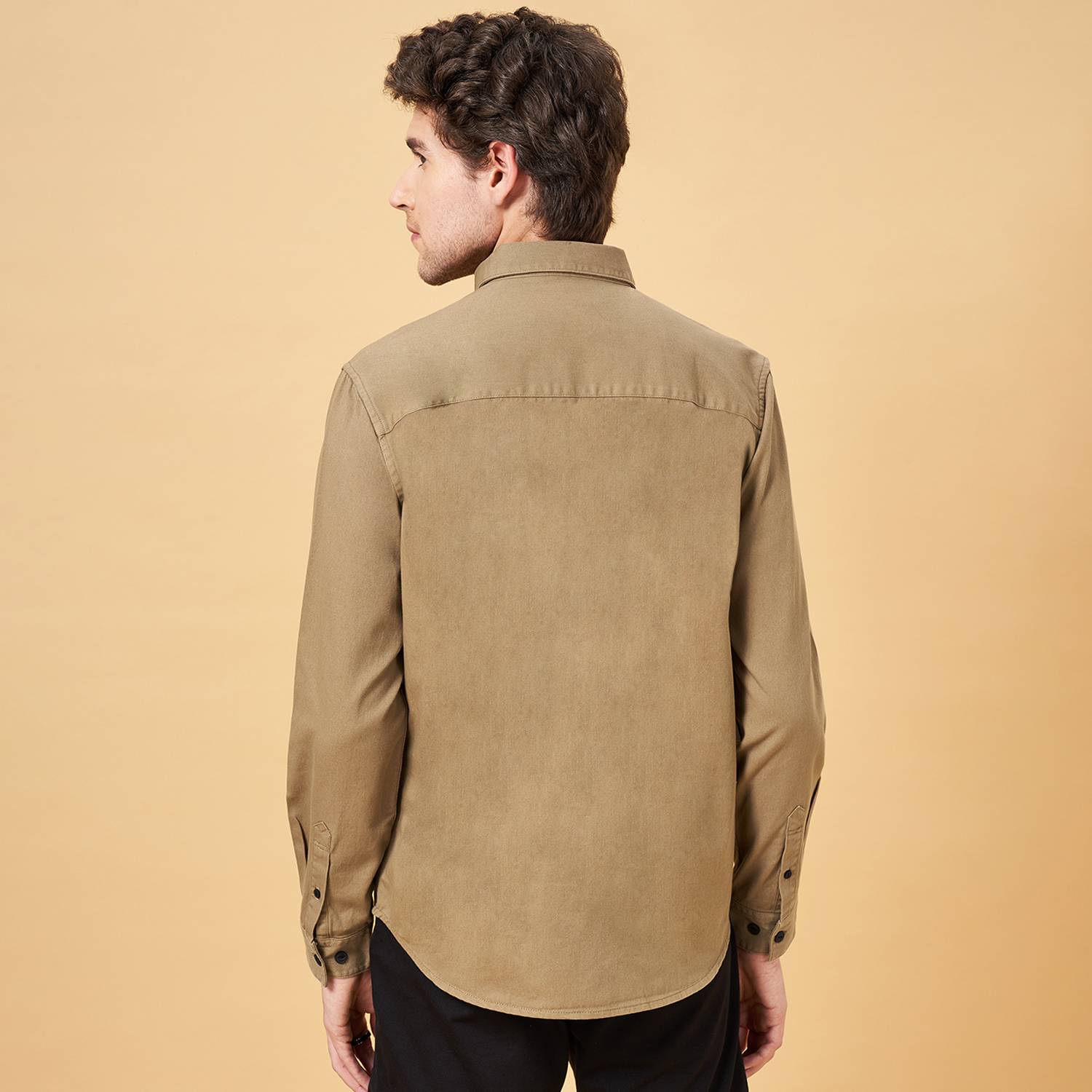 Street 808 Men Printed Casual Brown Shirt - Image 2