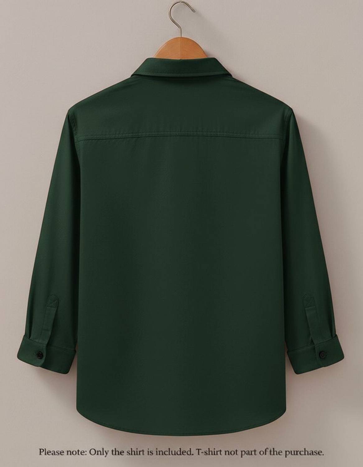 Virastix Men Dark Green Casual Shirt - Image 2