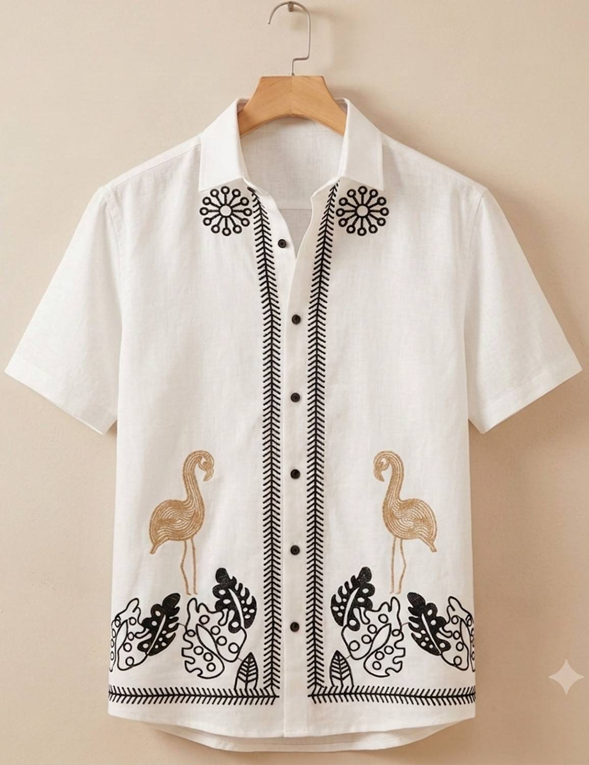 VG BROTHER Men Embroidered Multicolor Shirt - Image 1