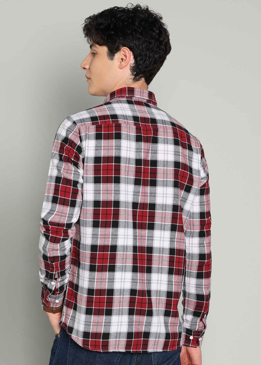 Image of INTEGRITI Men Checkered Casual Multicolor Shirt