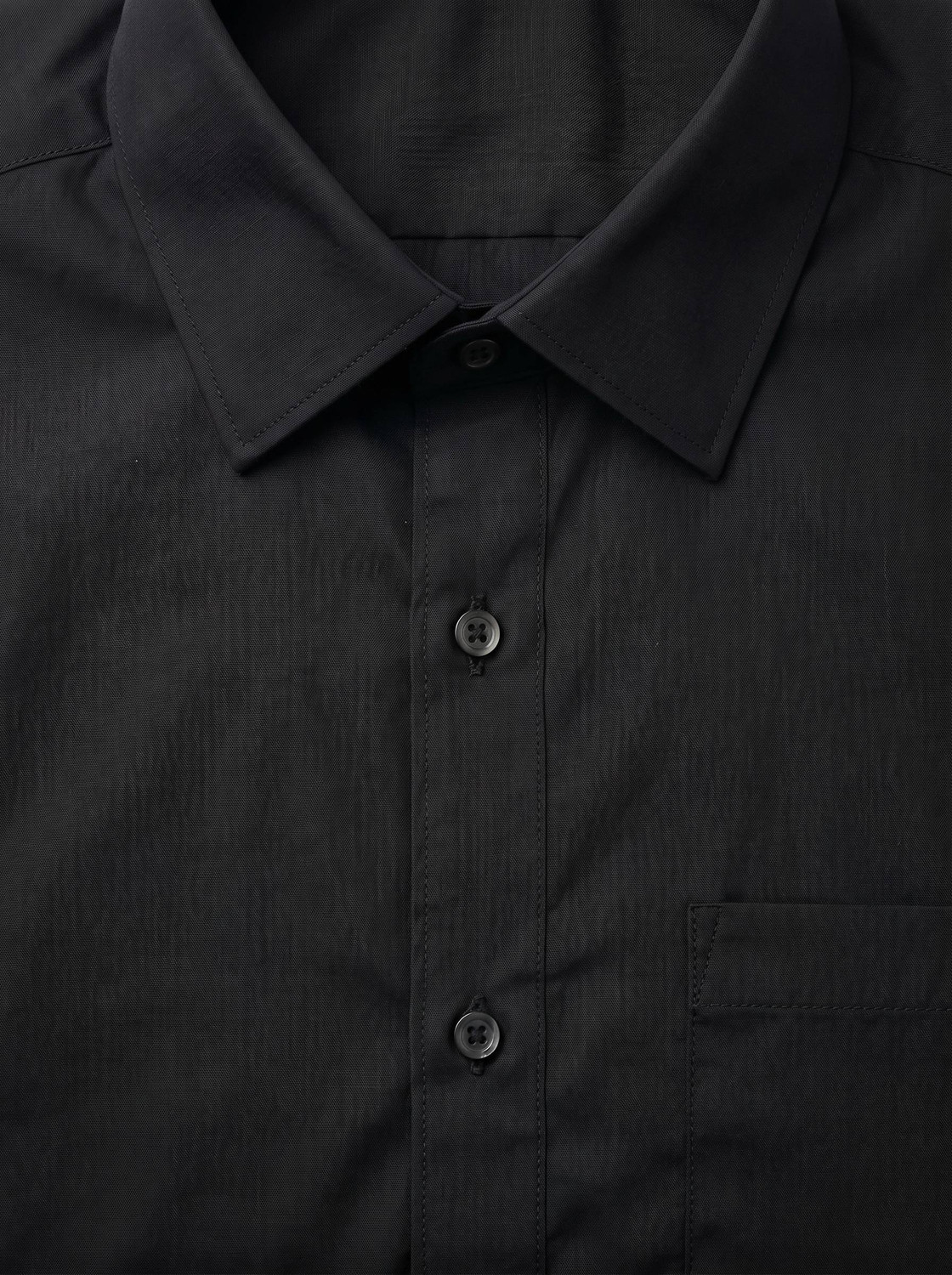 Image of TURTLE Men Solid Formal Black Shirt