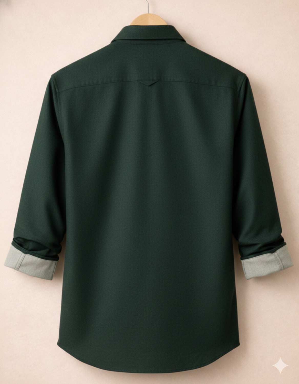 Image of Waridashi Men Checkered Casual Green Shirt