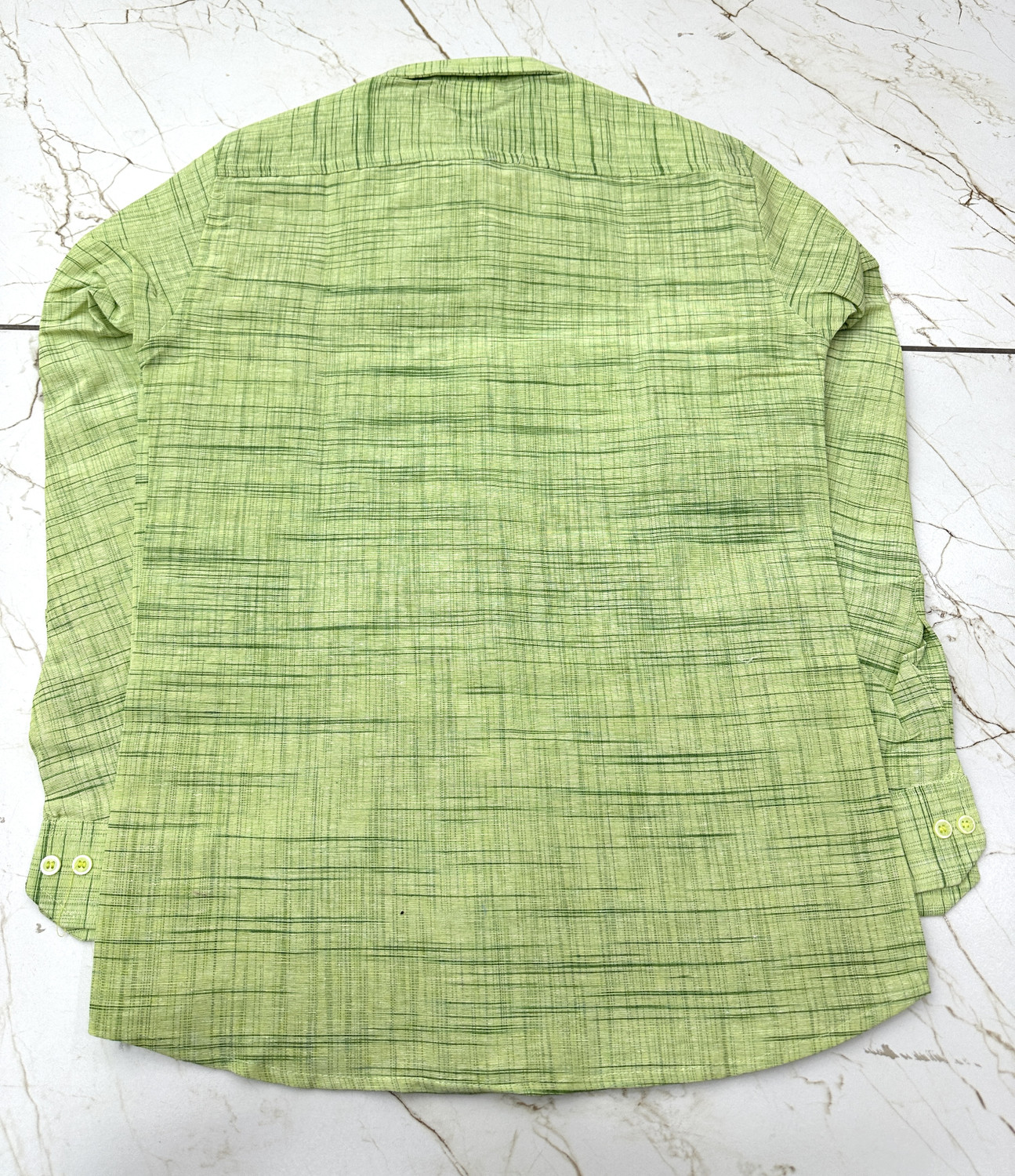 Image of A A ENTERPRISES Men Striped Casual Green Shirt