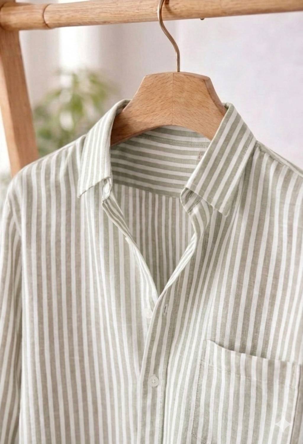 SmartFitShirts Men Striped Casual Grey Shirt - Image 4