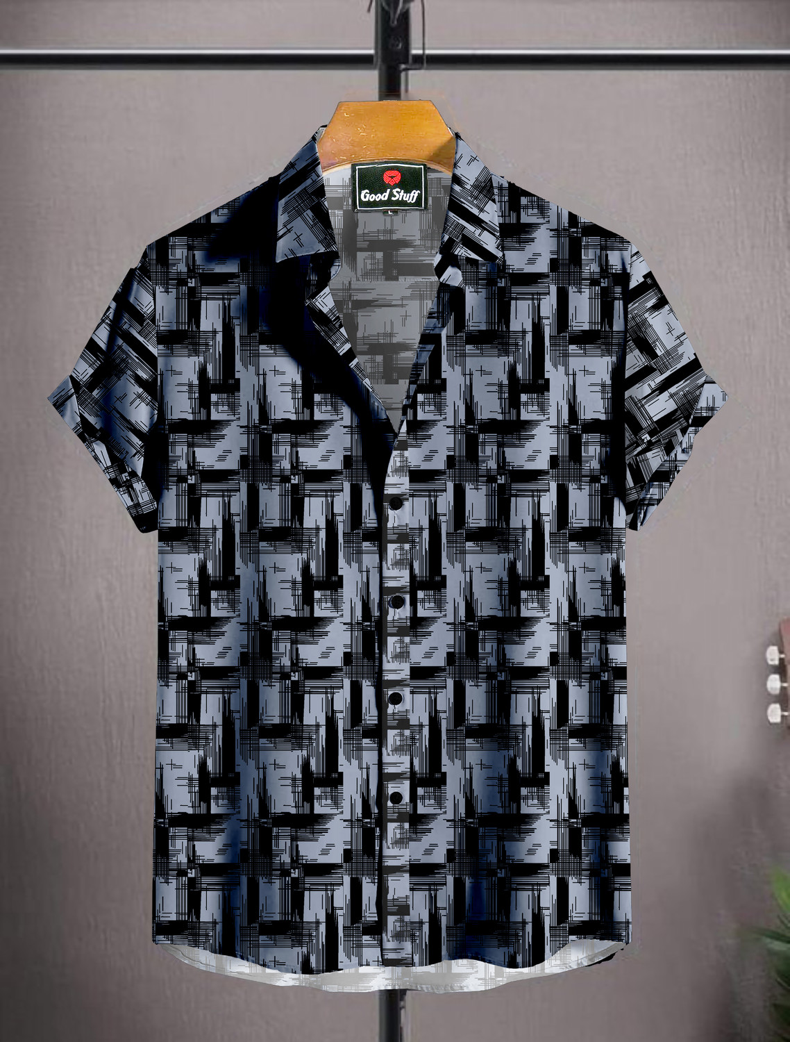 Image of Varidashi Men Printed Casual Multicolor Shirt