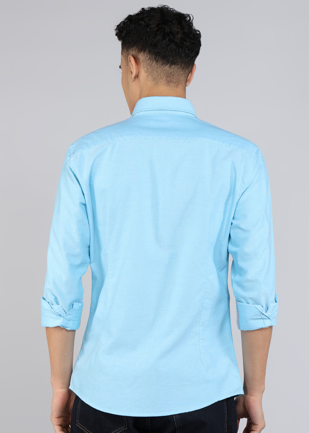 Image of KILLER OXFORD Men Slim Fit Solid Casual Shirt