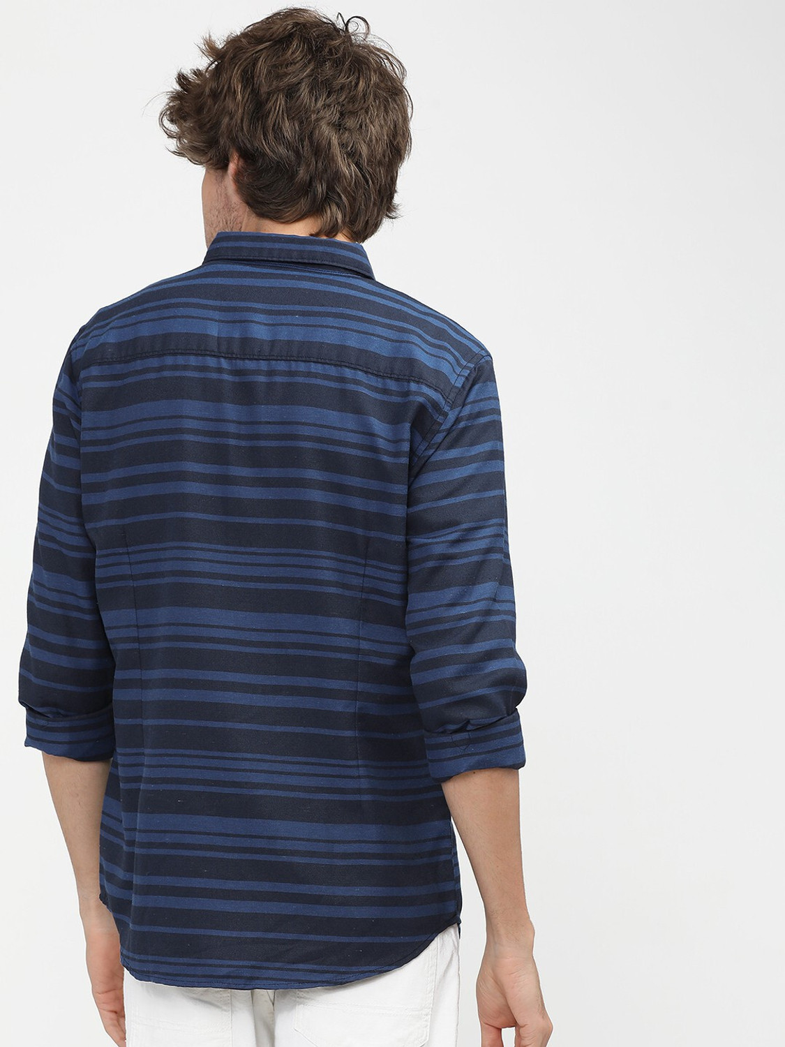 Image of KETCH Men Striped Casual Multicolor Shirt