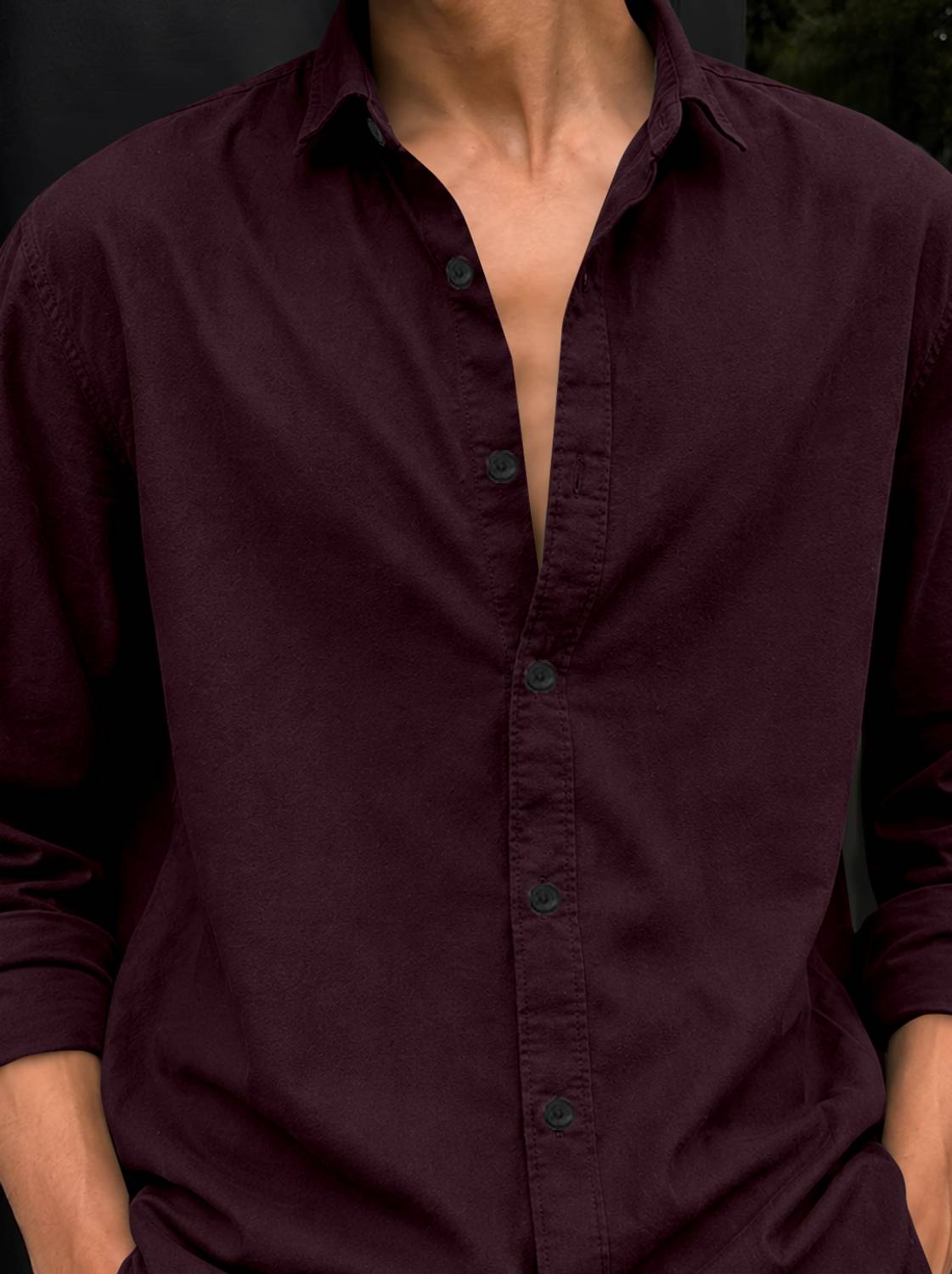 Fagul Culture Men Regular Fit Solid Spread Collar Casual Shirt - Image 4