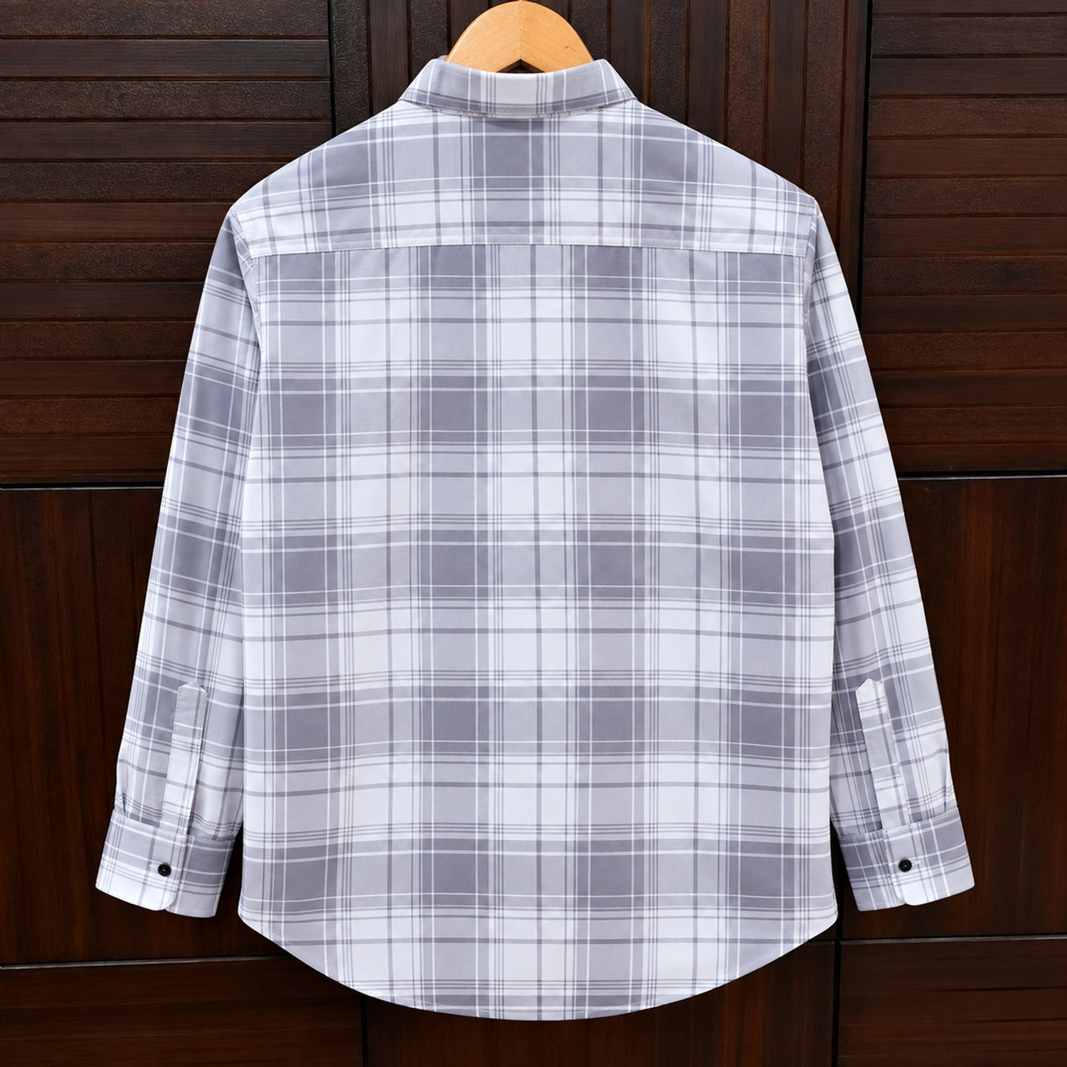 Image of Radiance Creation Men Regular Fit Checkered Spread Collar Casual Shirt