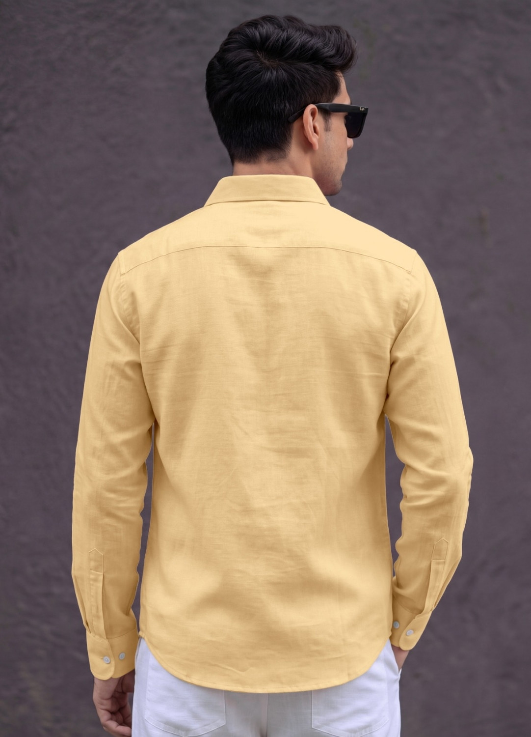 Image of Roadster Men Solid Casual Pink Shirt