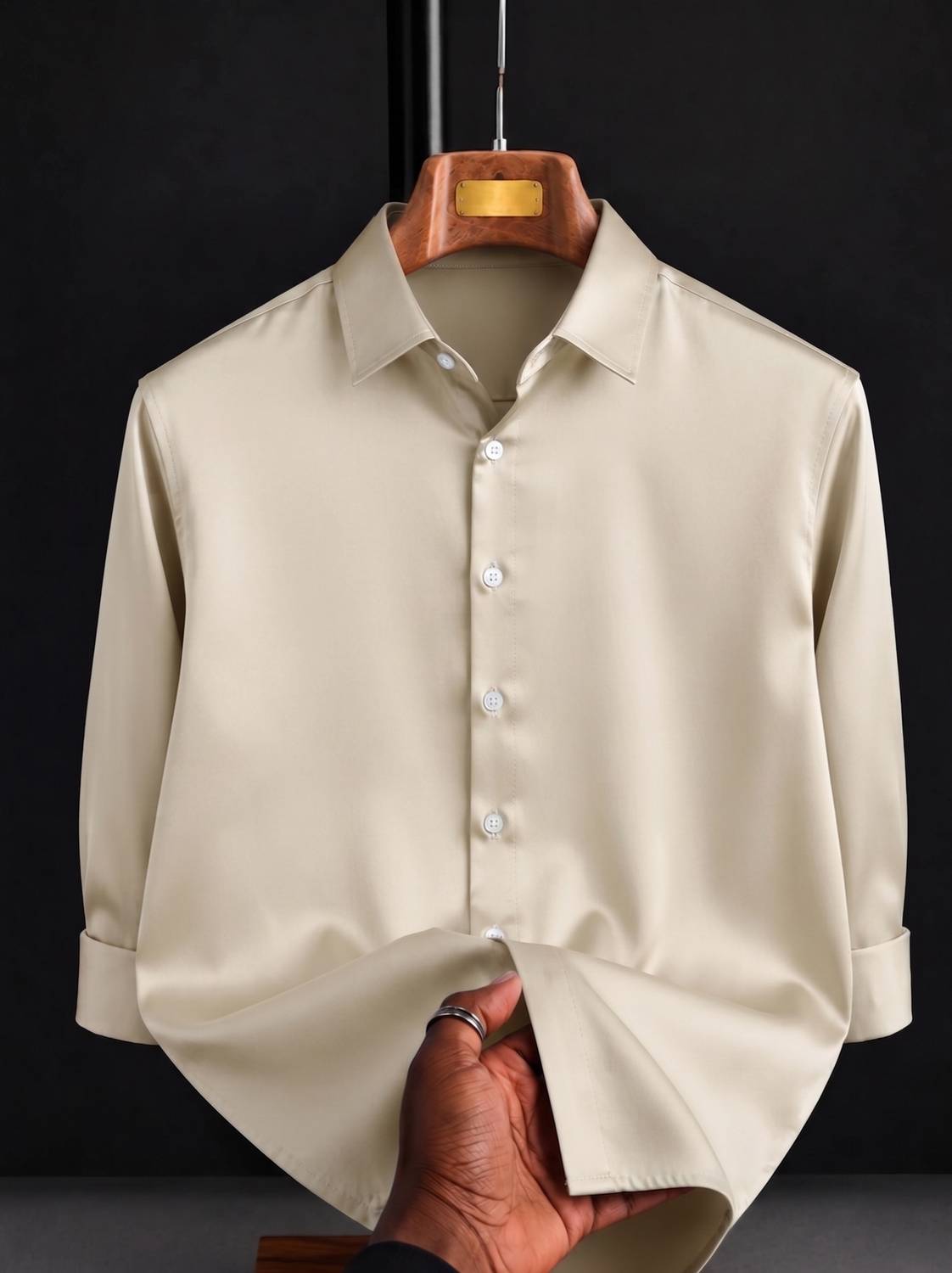 METRONAUT Men Beige Shirt - Image 1