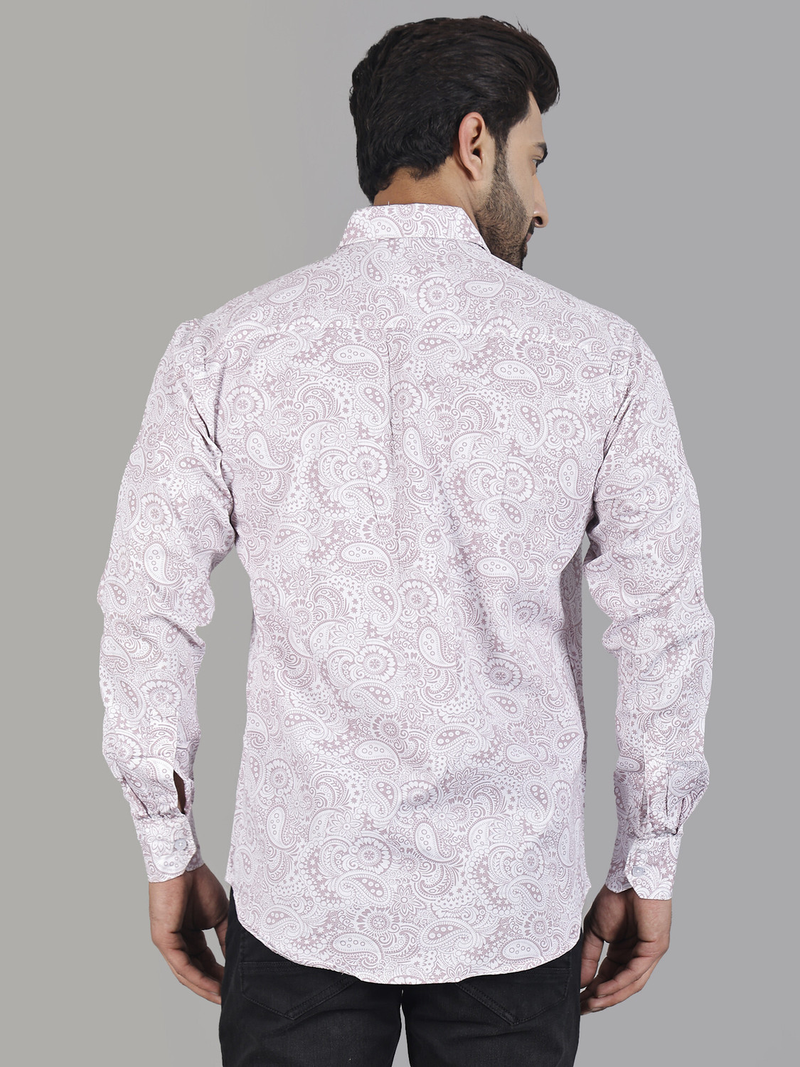 Image of shardha enterprise Men Printed Casual Pink Shirt