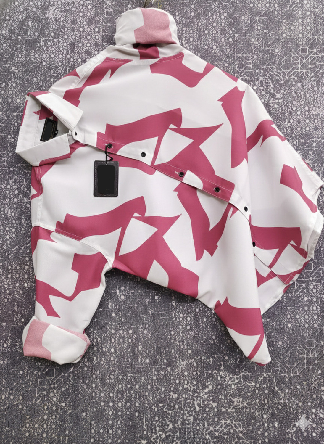 Image of Radiance Creation Men Printed Casual Pink, White Shirt