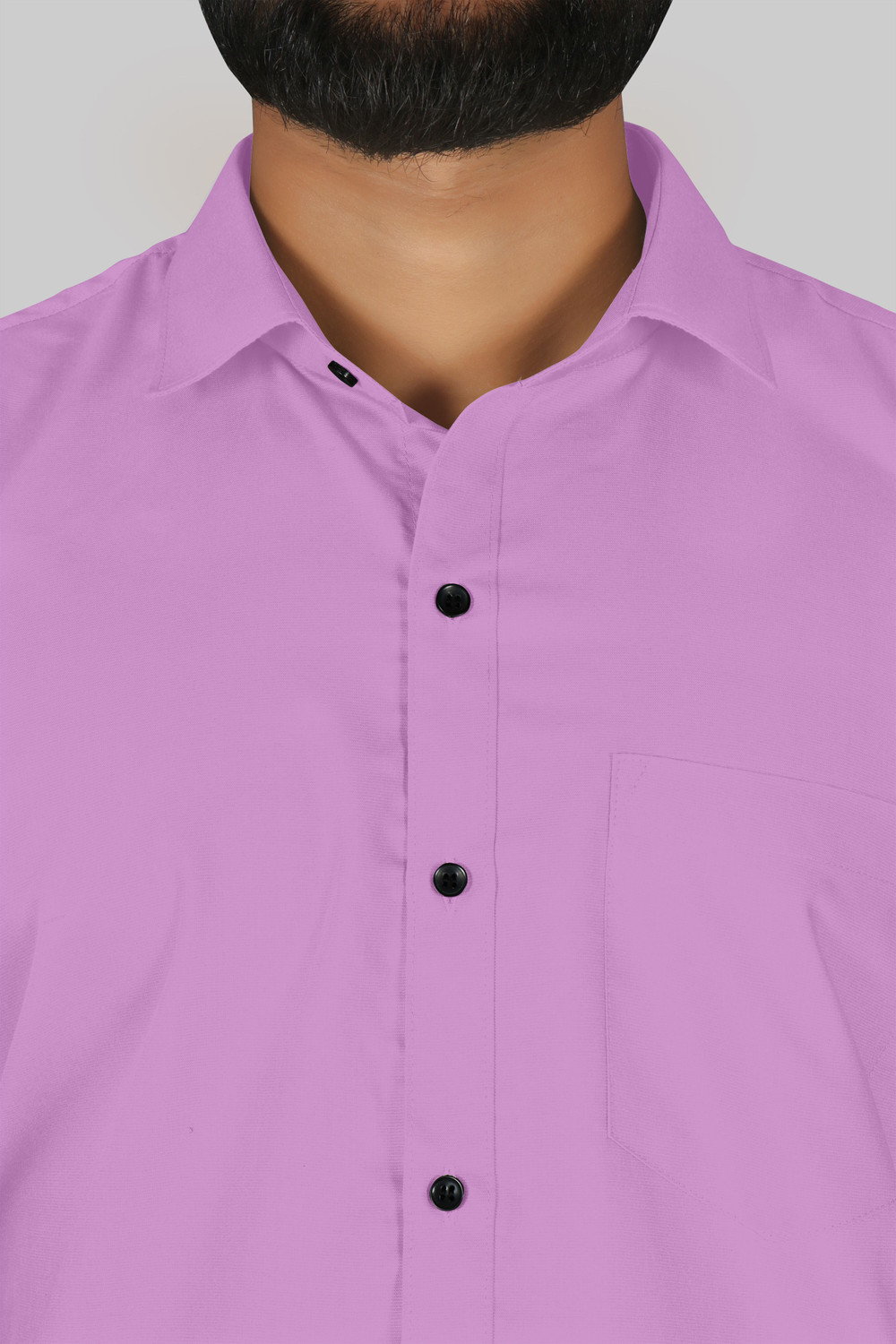 Image of FIBERMILL Men Solid Formal Purple Shirt