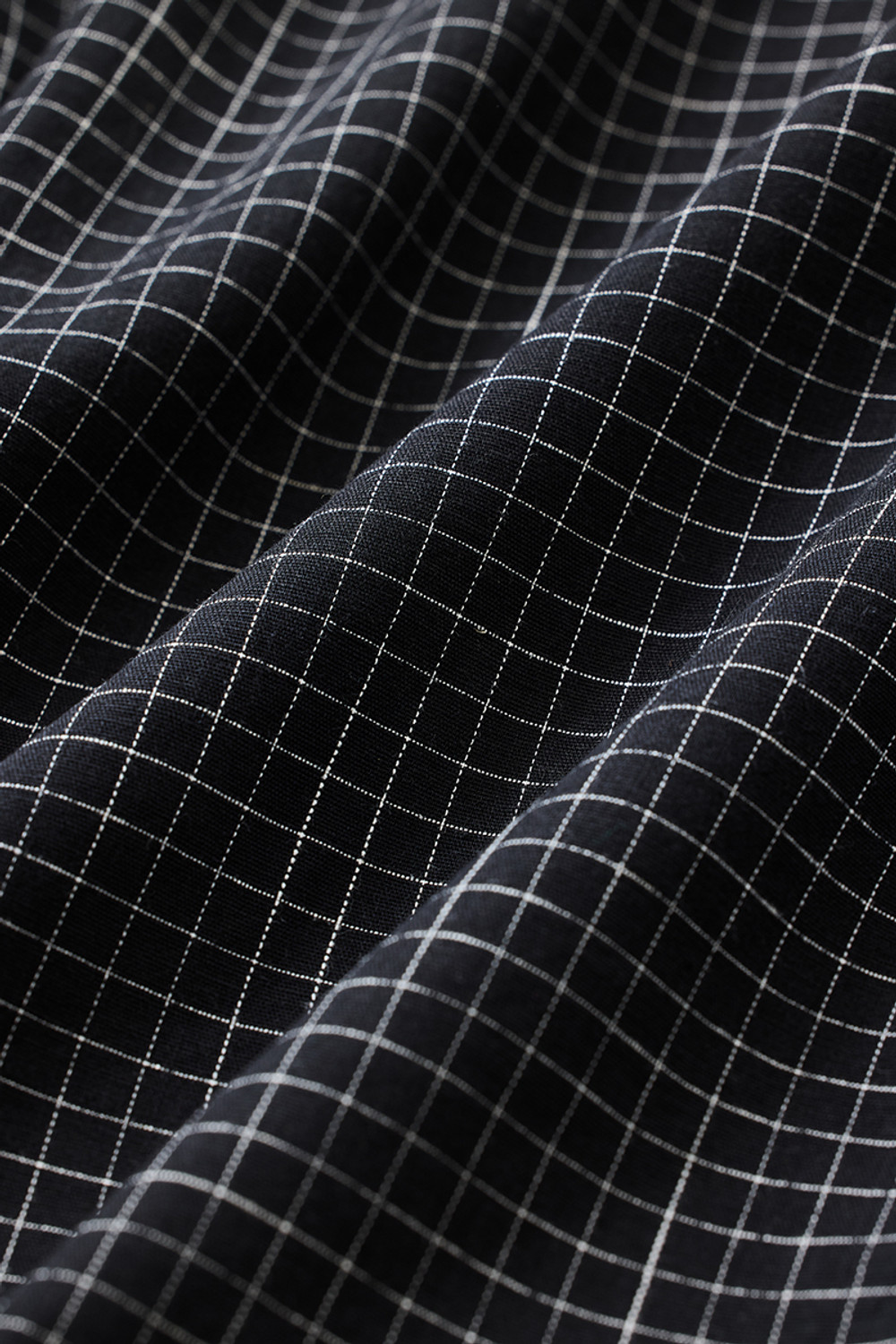 Image of Snitch Men Checkered Casual Black Shirt