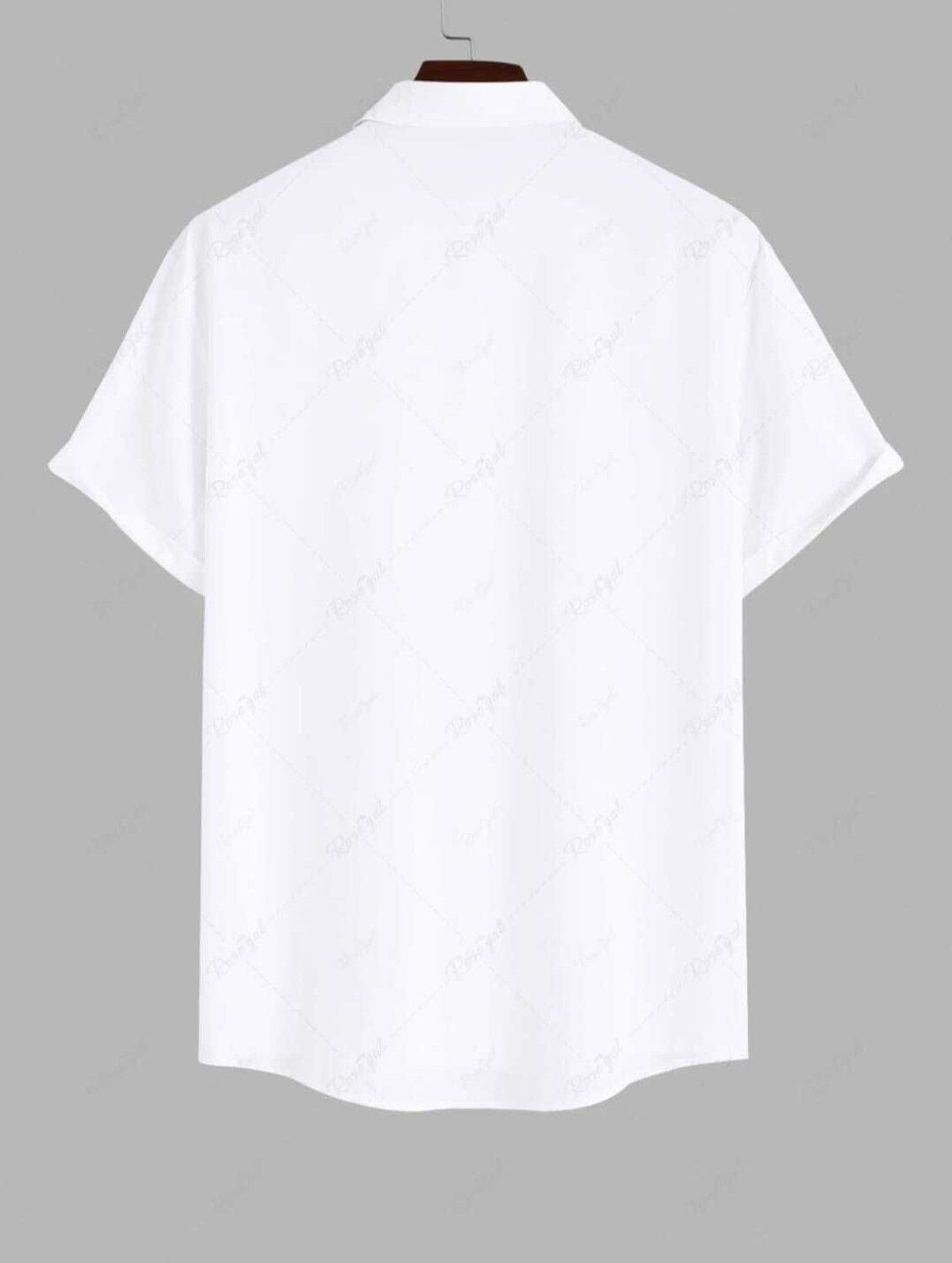 Image of Sunrise fashion hub Men Printed Casual White Shirt