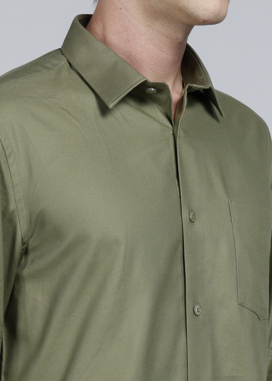 Image of Blackberrys Men Self Design Casual Green Shirt