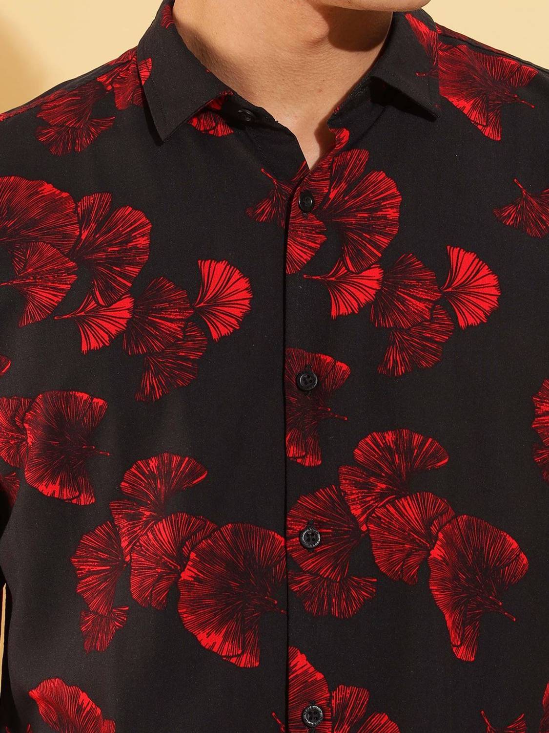 HERE&NOW Men Multicolor Printed Casual Shirt - Image 2