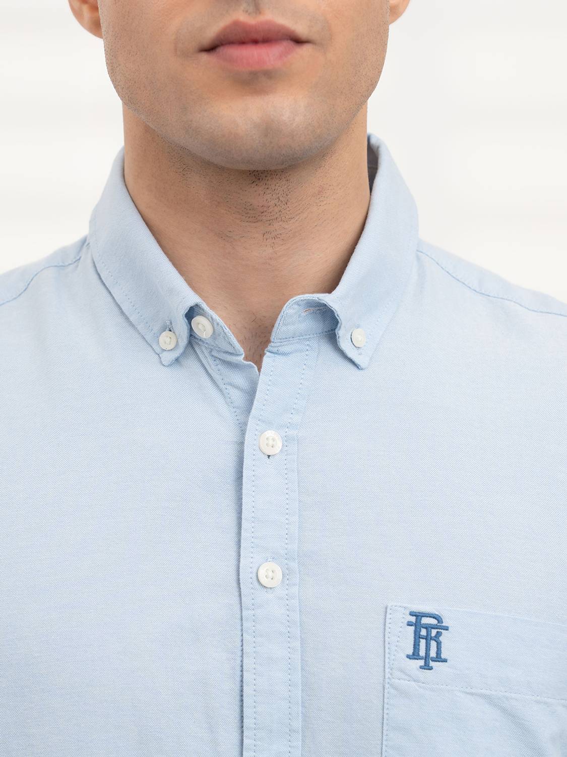 RED TAPE Men Solid Casual Blue Shirt - Buy RED TAPE Men Solid