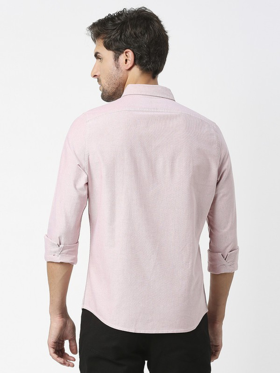 Image of THOMAS SCOTT Men Solid Casual Red Shirt
