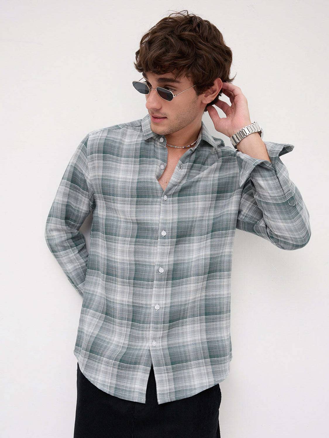 VASTRADO Men Checkered Multicolor Shirt - Image 1