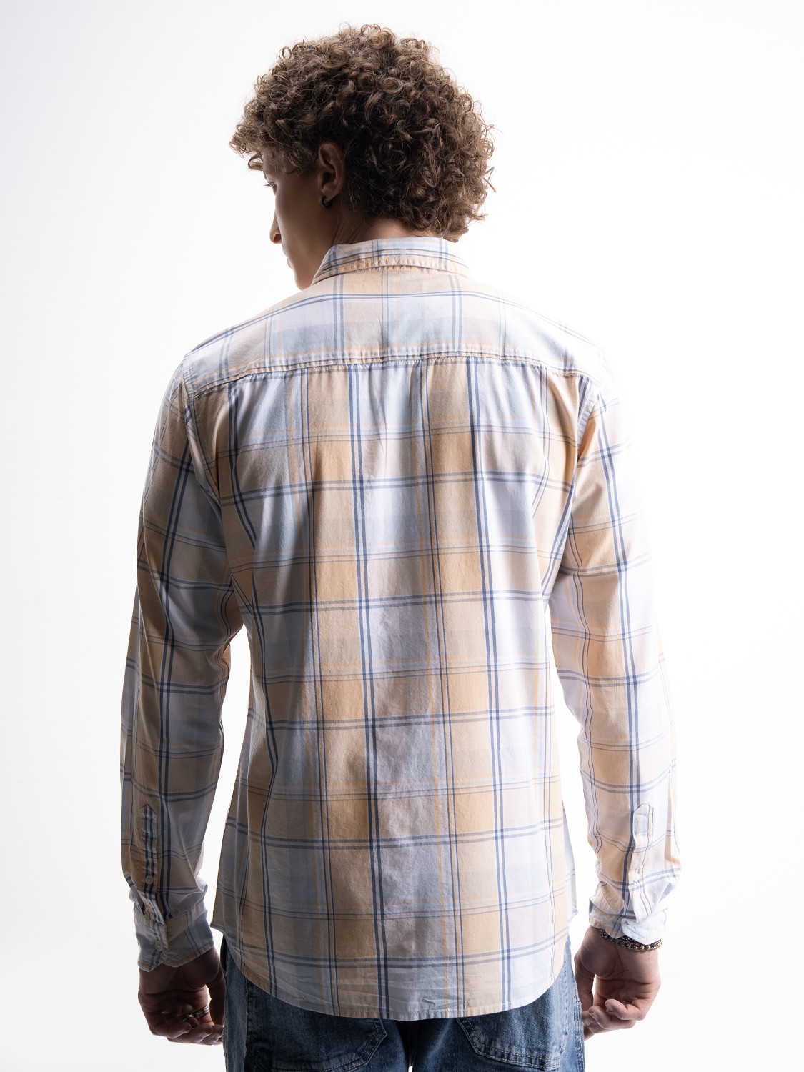 Image of KETCH Men Checkered Casual Multicolor Shirt