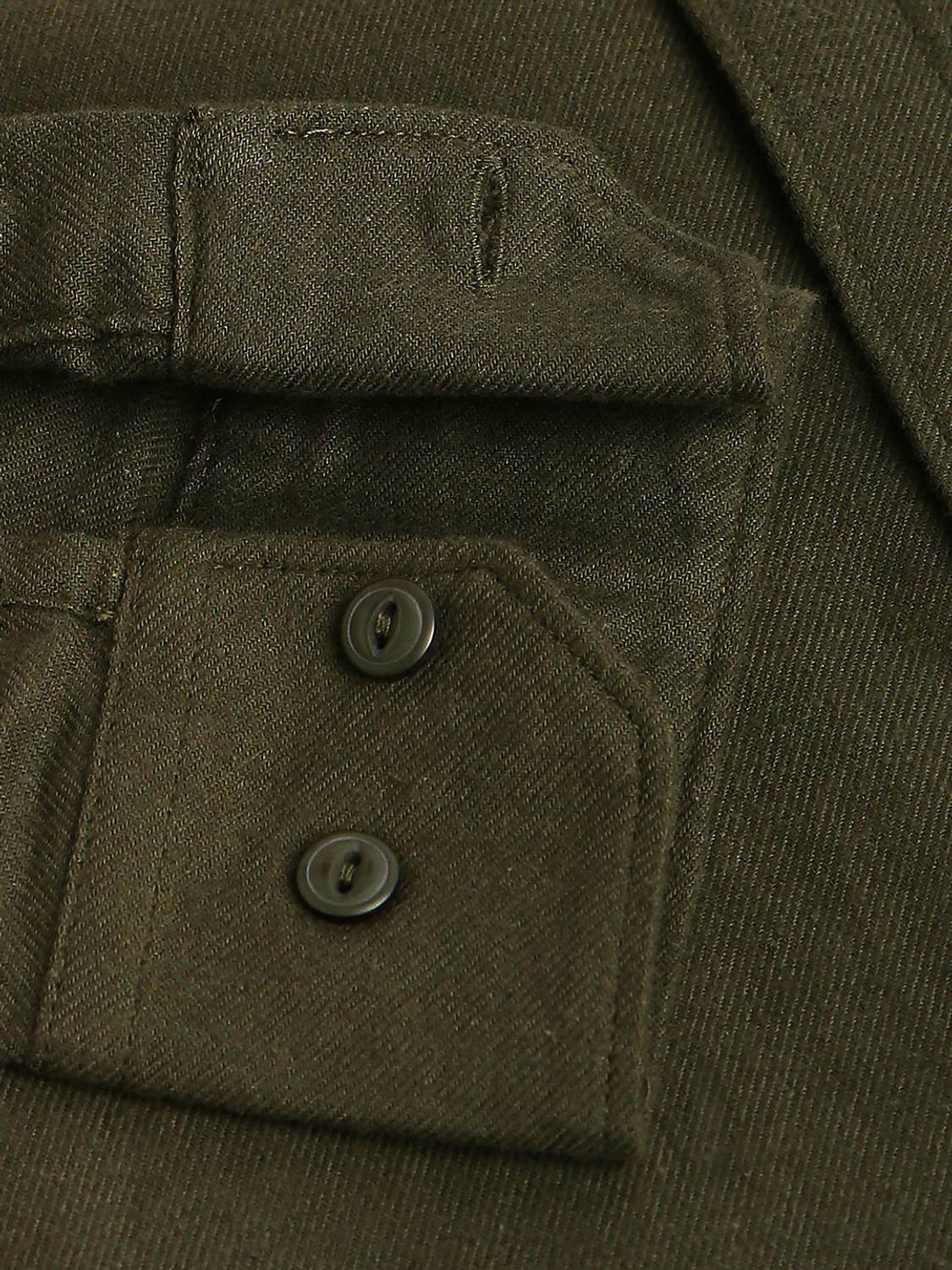 THOMAS SCOTT Men Dark Green Casual Shirt - Image 5