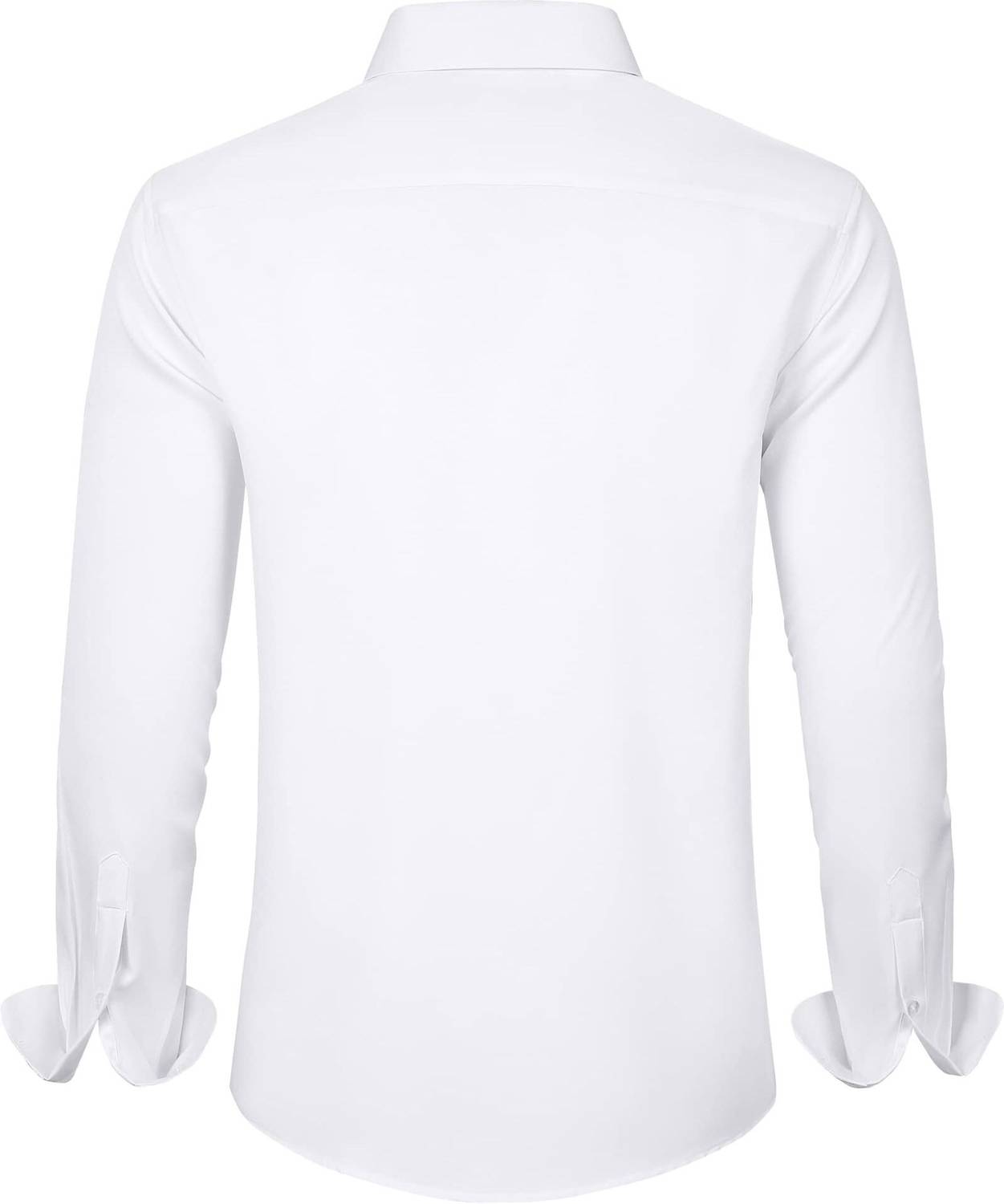 ZARA STAR Men Solid White Shirt - Image 2