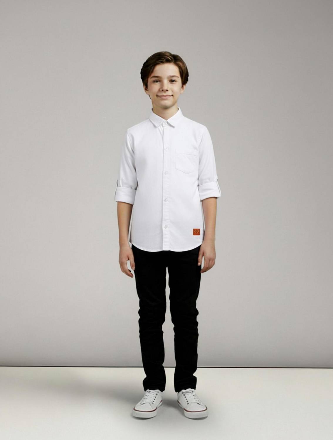 KILLER Boys White Casual Shirt - Image 1
