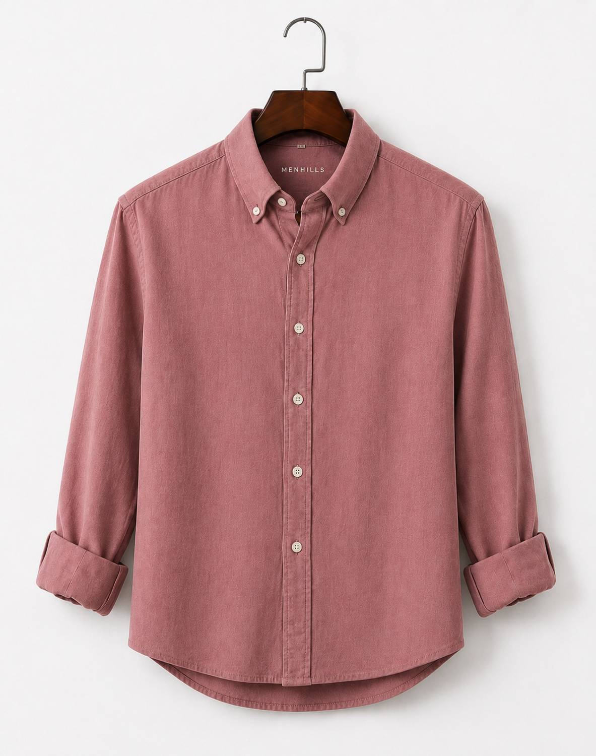 MENHILLS Men Pink Casual Shirt - Image 1