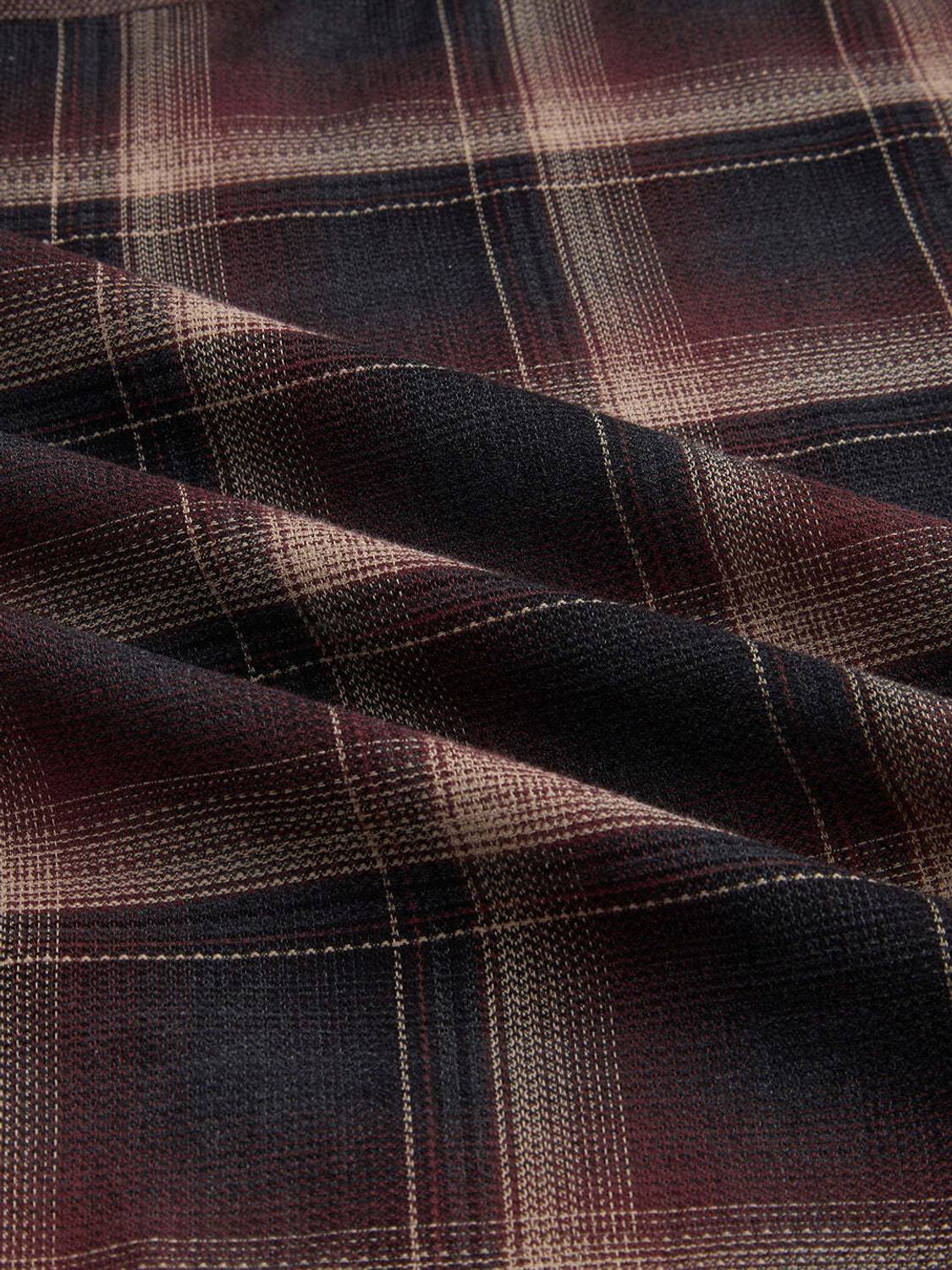 VASTRADO Men Checkered Casual Brown Shirt - Image 3