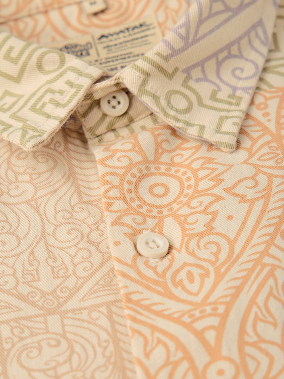 The Souled Store Men Cream Printed Casual Shirt - Image 4