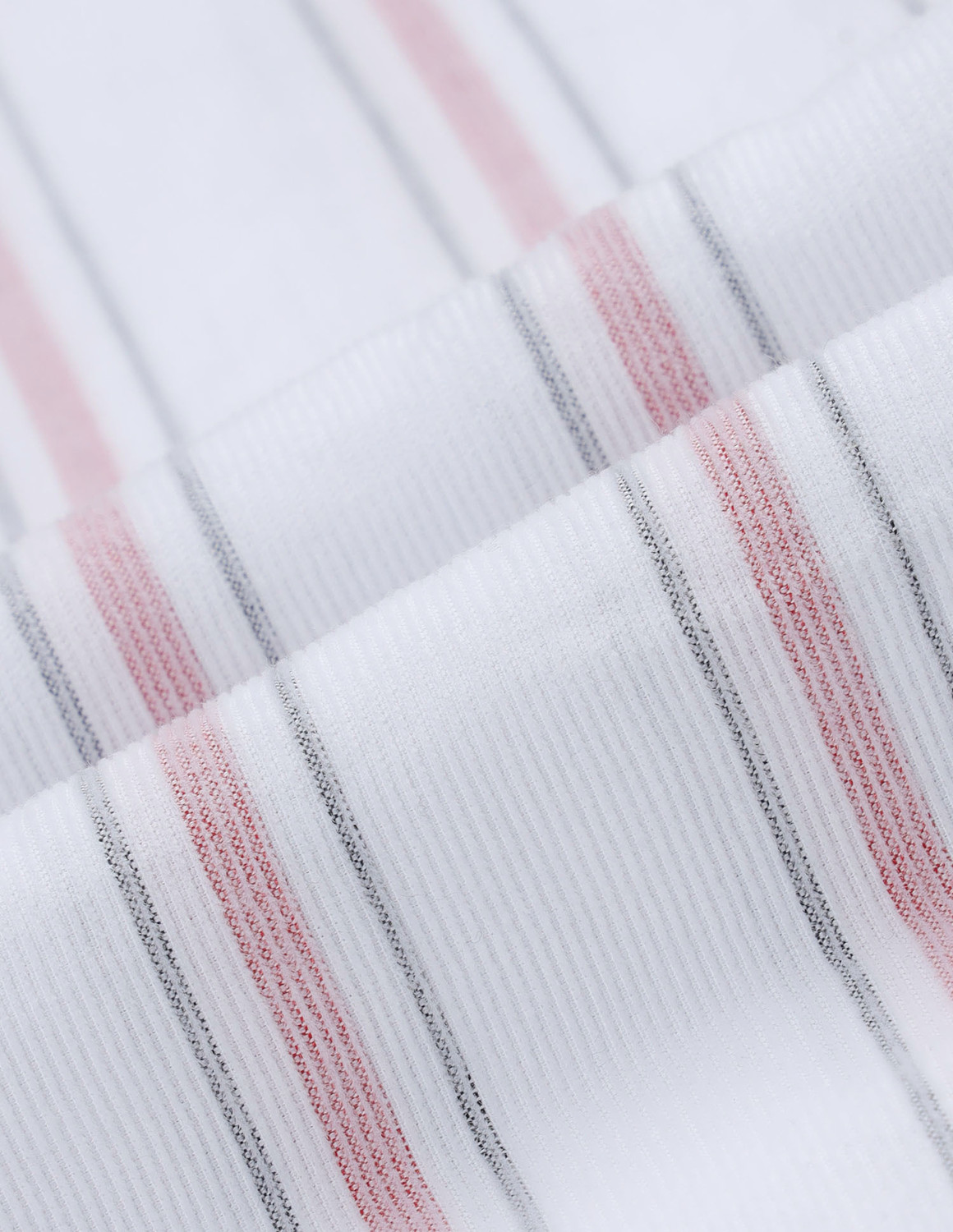 Image of FLYING MACHINE Men Striped Casual White Shirt