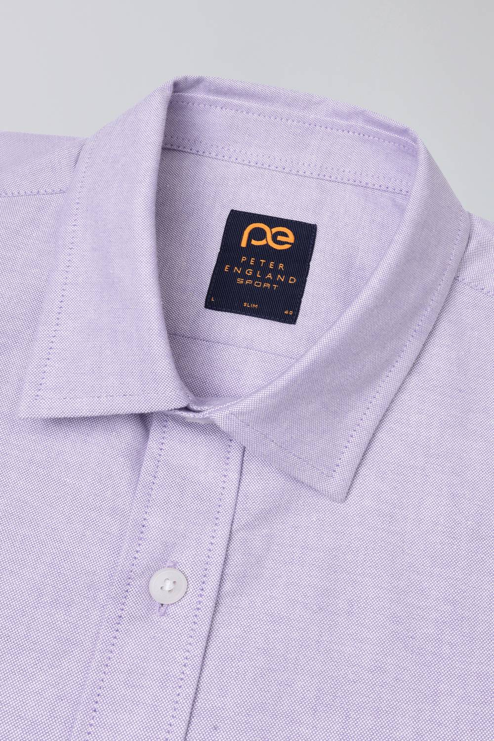 Peter England Men Purple Casual Shirt - Image 4