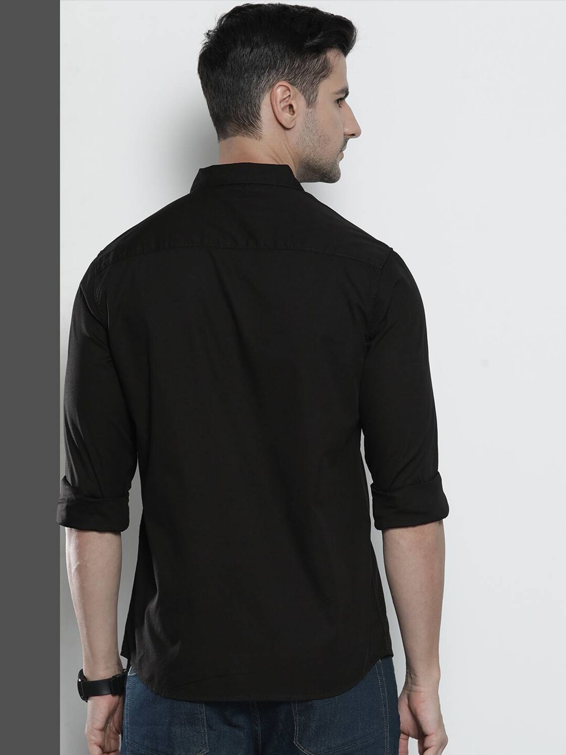 The Indian Garage Co. Men Black Casual Shirt - Image 4