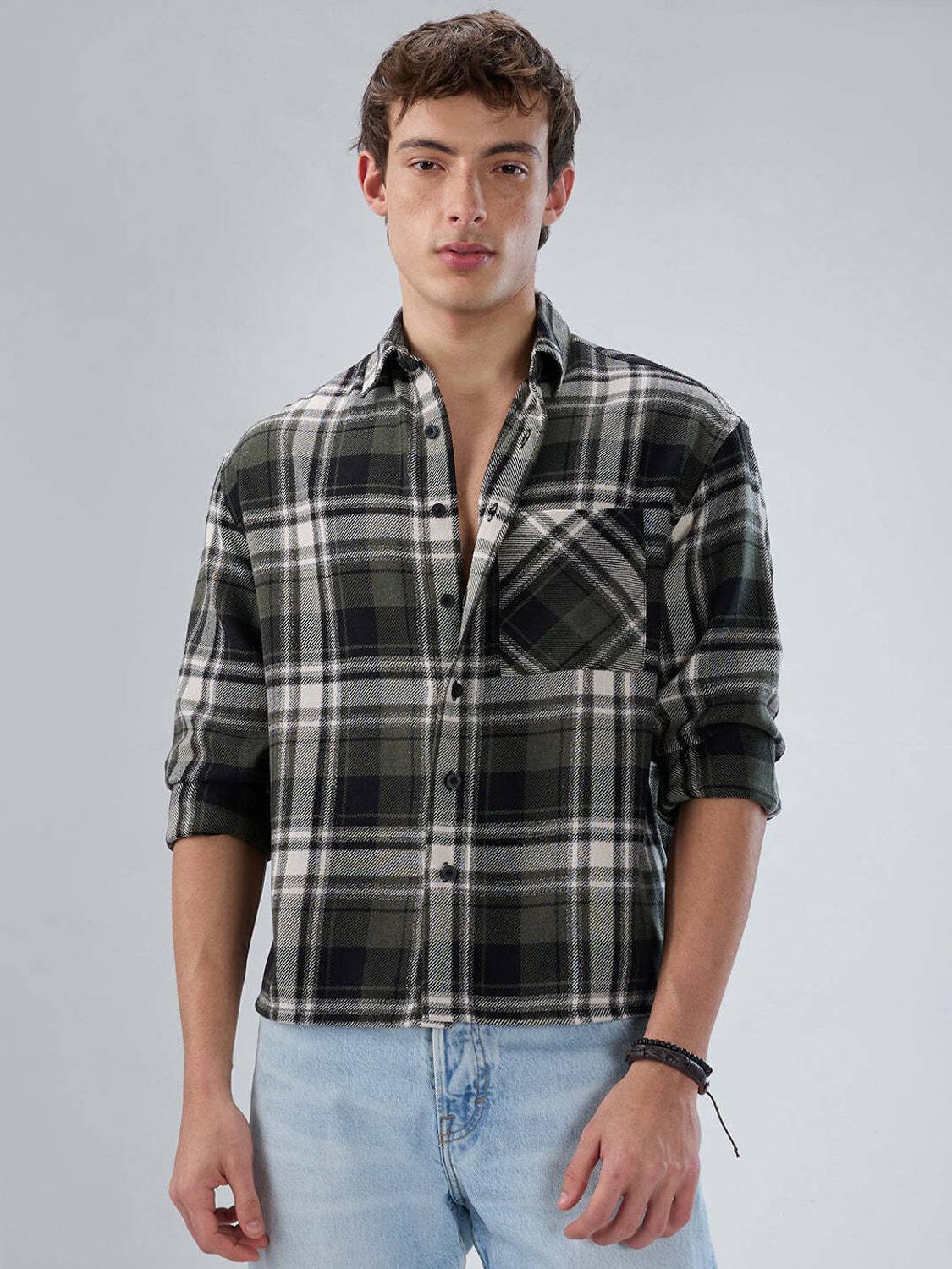 VASTRADO Men Checkered Multicolor Shirt - Image 3