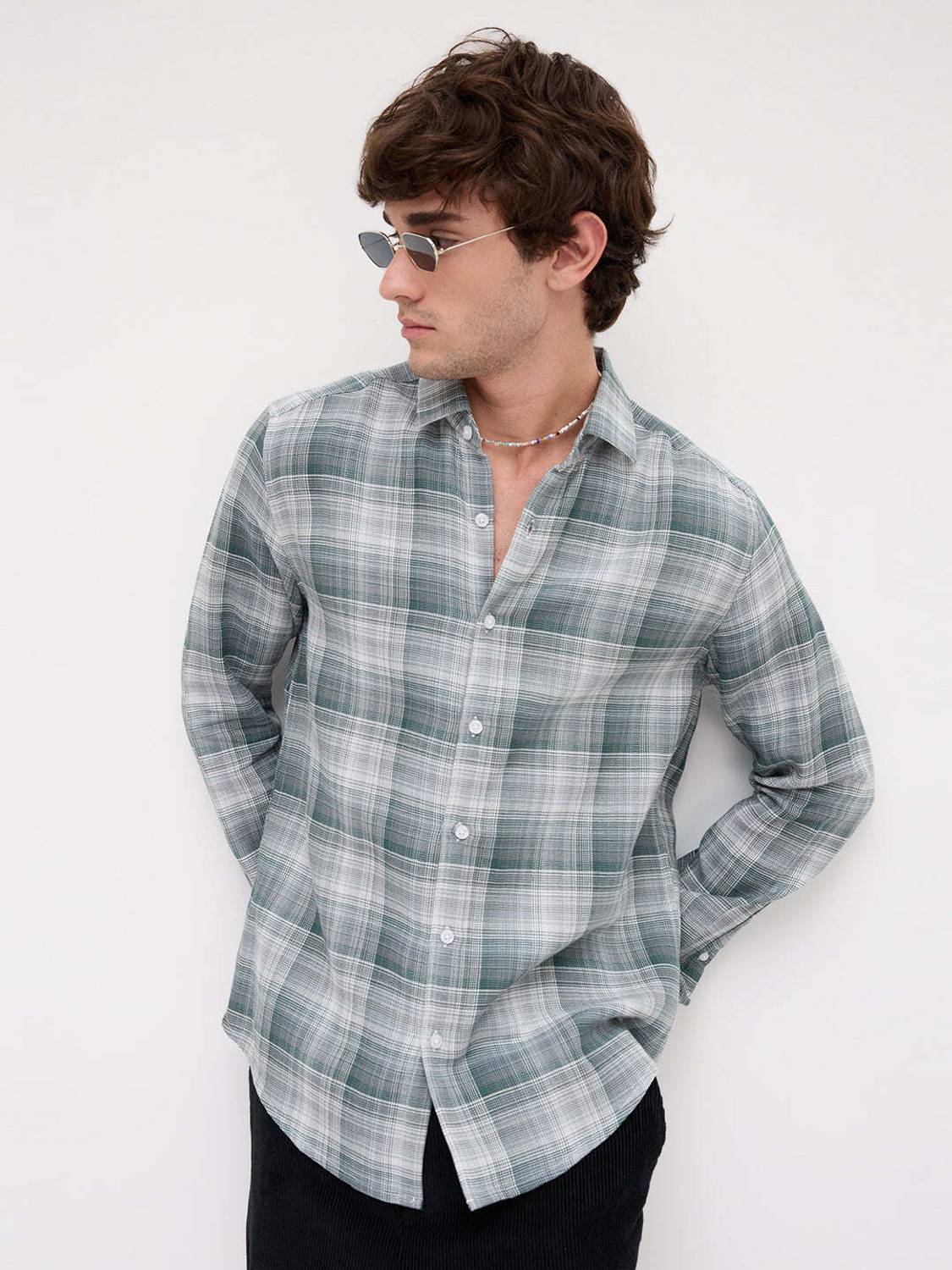 VASTRADO Men Checkered Multicolor Shirt - Image 4