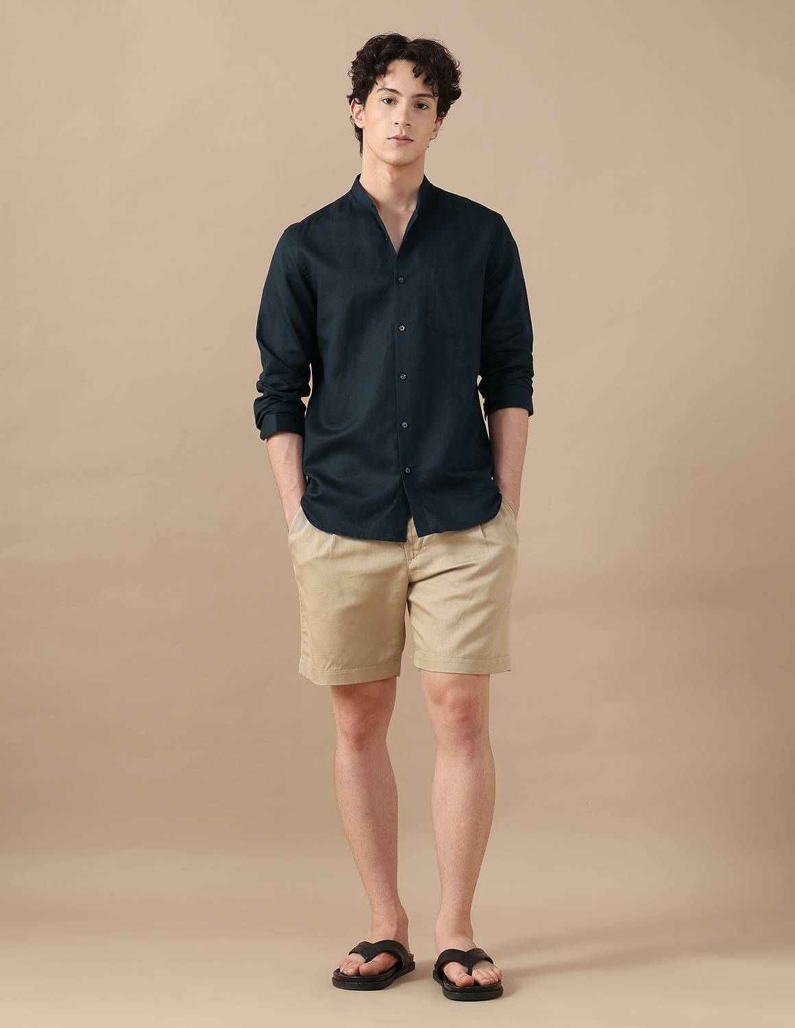 ARROW Men Black Casual Shirt - Image 5