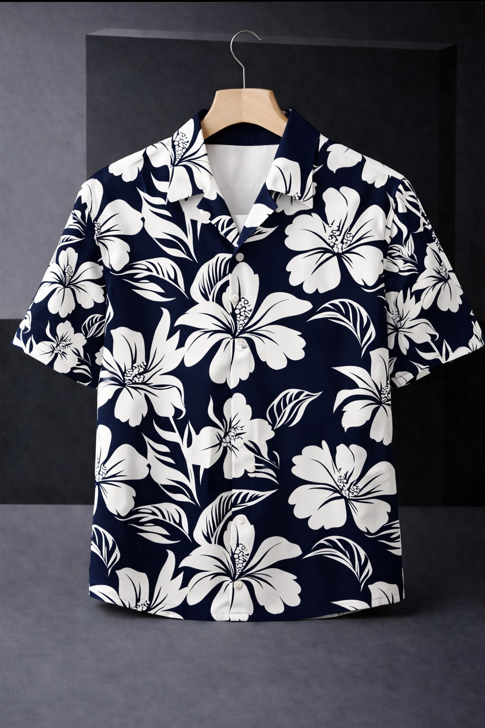 Image of Uiriuy Men Printed, Floral Print, Graphic Print Party Multicolor Shirt