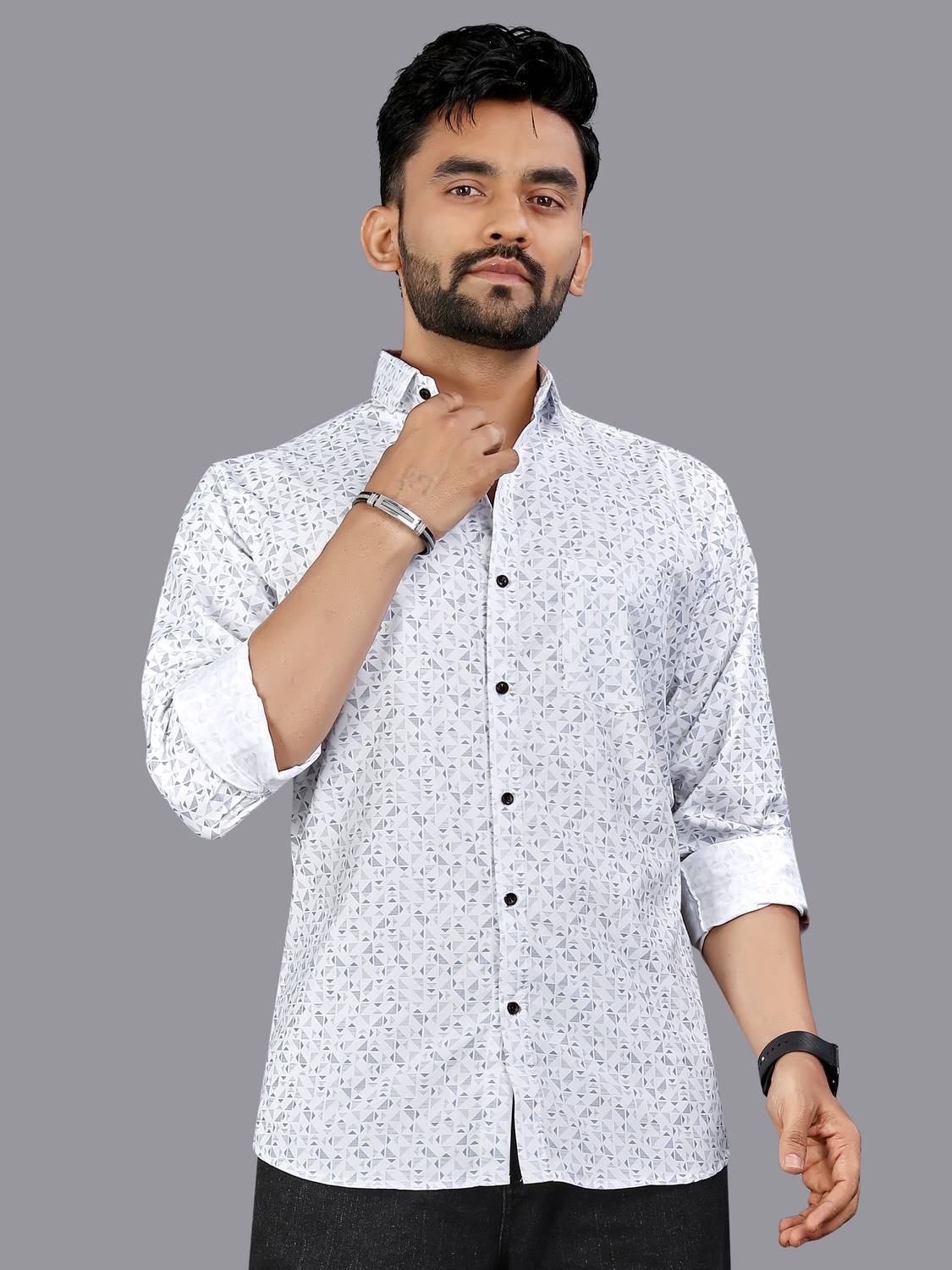 ADWYN PETER Men Printed Casual Multicolor Shirt