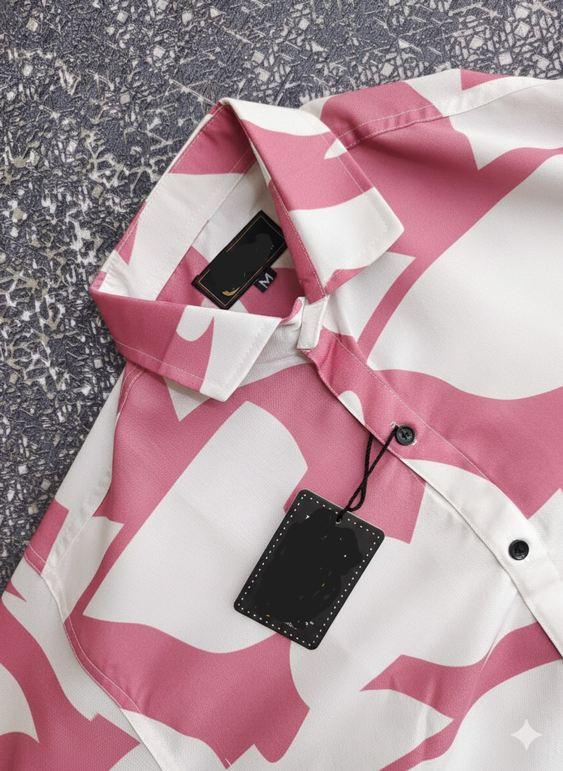 Image of Radiance Creation Men Printed Casual Pink, White Shirt