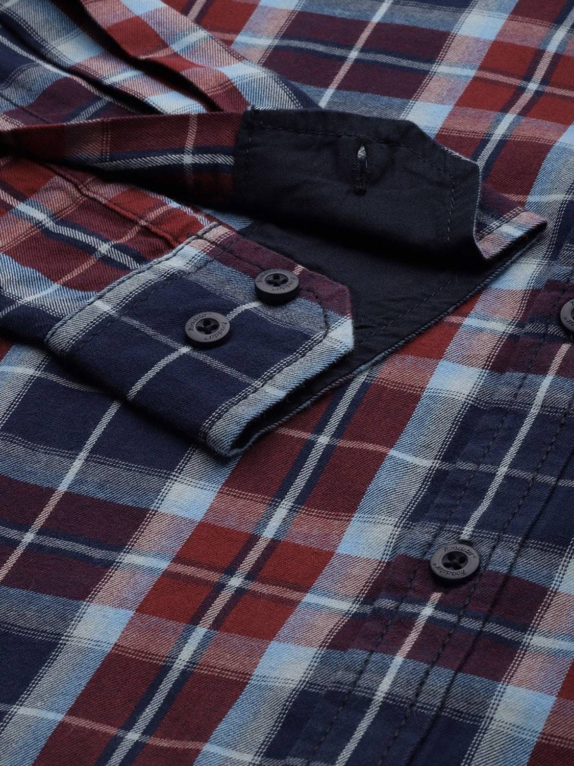 Roadster Men Checkered Multicolor Shirt - Image 4