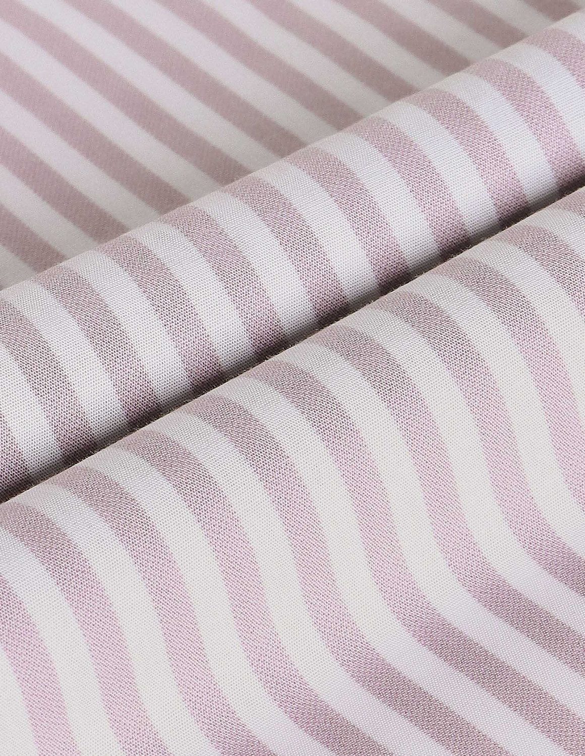 Image of Arrow Sport Men Striped Casual Pink Shirt